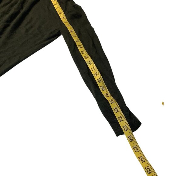 Loft Cowl Neck Sweater Mini Knit Dress Womens Size XS Dark Green - Picture 7 of 8